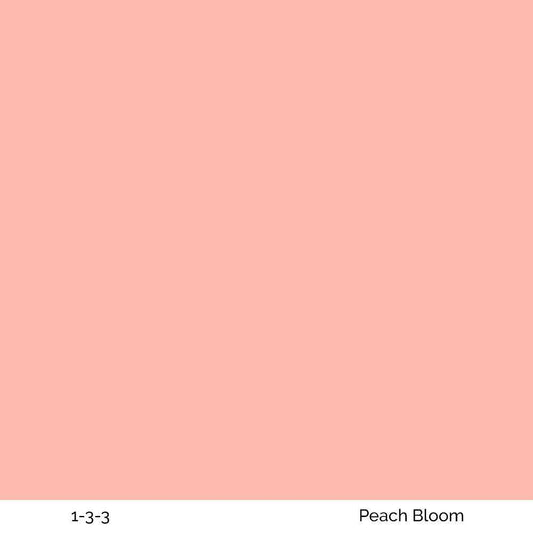 Peach Bloom 1-3-3