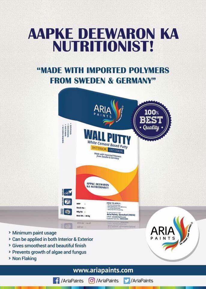 Aria Wall Putty Cement Based